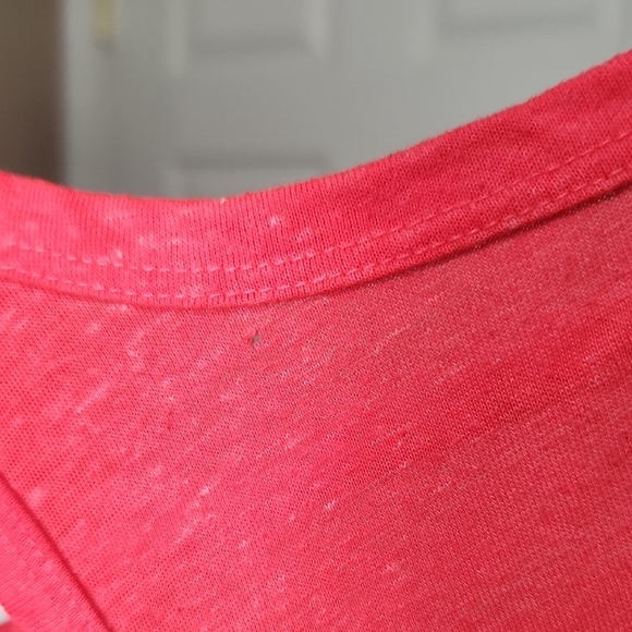 American Eagle Outfitters Pink Relaxed Sleeveless Tank-small Hole On Strap - Picture 5 of 5